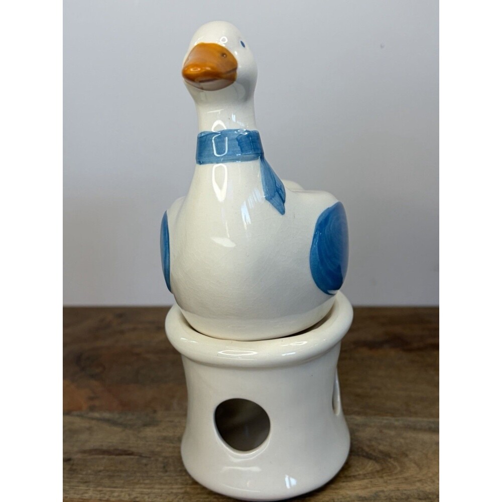 Vintage Goose Tea Light Wax Warmer Rare Grandma Core Geese Duck - Picture 4 of 10